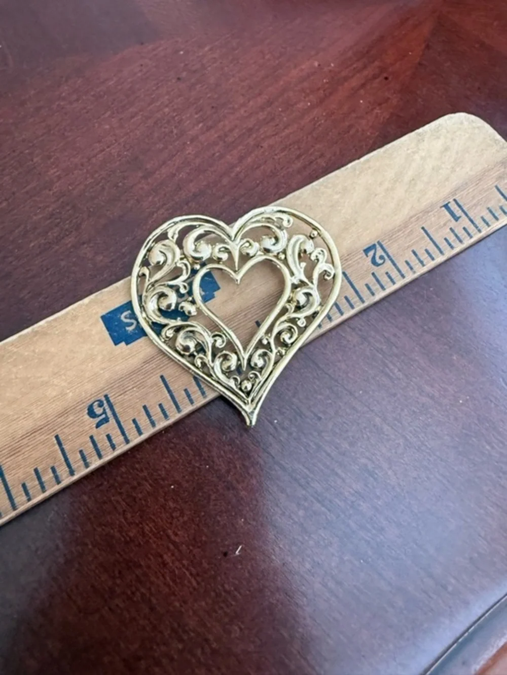 Vintage Heart Brooch